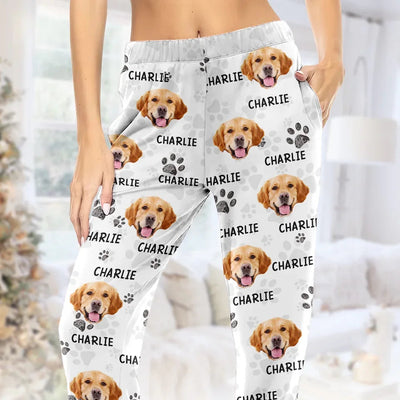 Custom Photo Pawsome Christmas Vibes! - Dog & Cat Personalized Custom Pajama Pants - Christmas Gift For Pet Owners, Pet Lovers